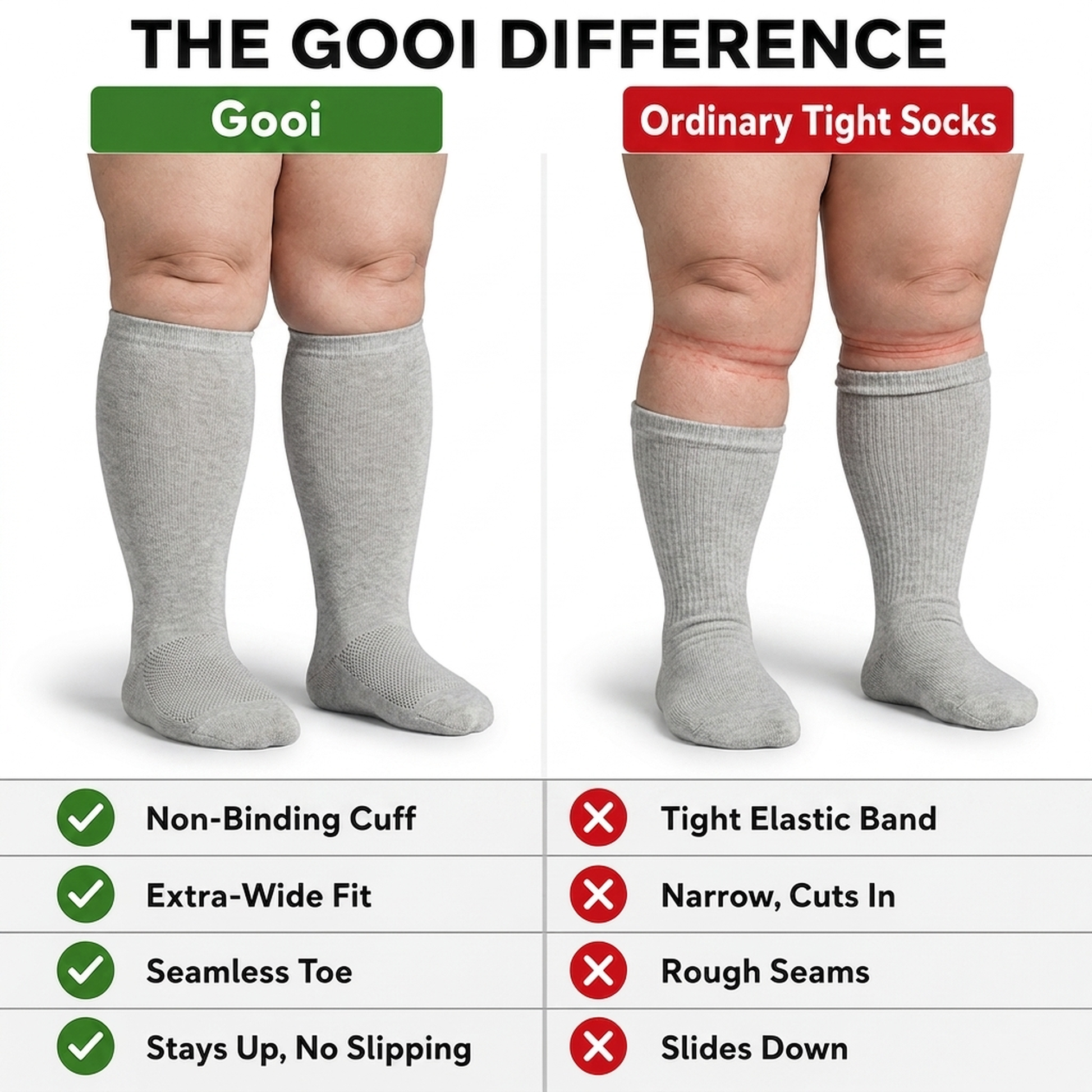 Gooi Extra Wide Socks - 03-no-marks