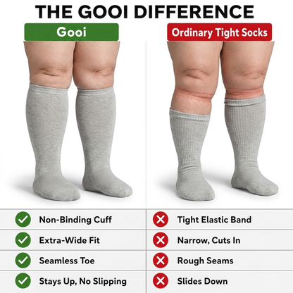 Gooi Extra Wide Socks - 03-no-marks