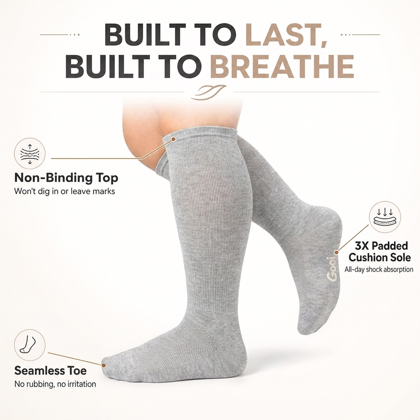 Gooi Extra Wide Socks - material-callout